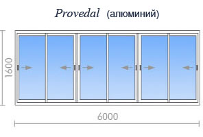 Остекление балкона WDS